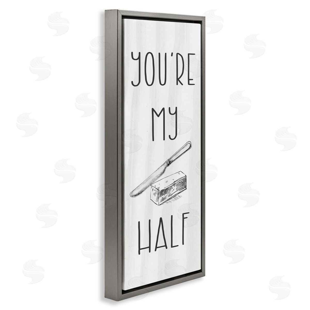 Stupell Studio My Butter Half Punny Romantic Kitchen Typography