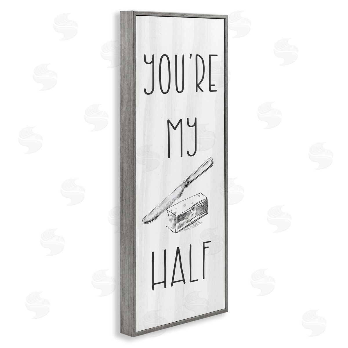 Stupell Studio My Butter Half Punny Romantic Kitchen Typography