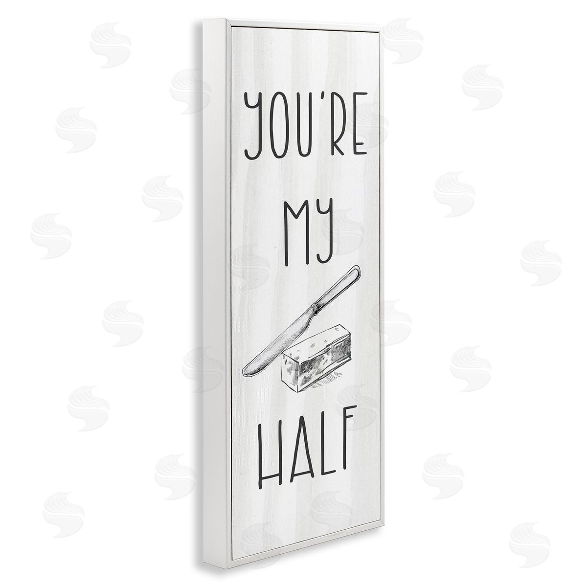 Stupell Studio My Butter Half Punny Romantic Kitchen Typography