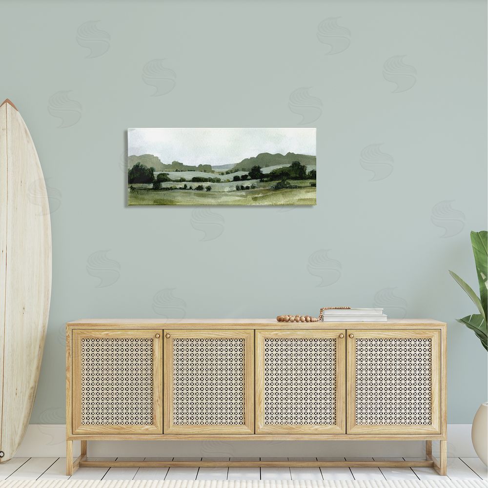 Emma Caroline Distant Rolling Hills Rural Grassland Scenic Landscape