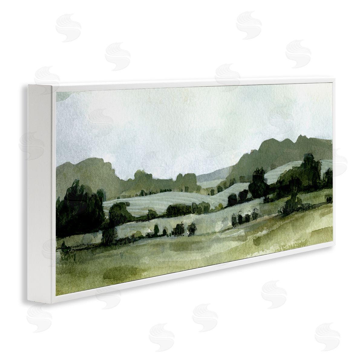 Emma Caroline Distant Rolling Hills Rural Grassland Scenic Landscape