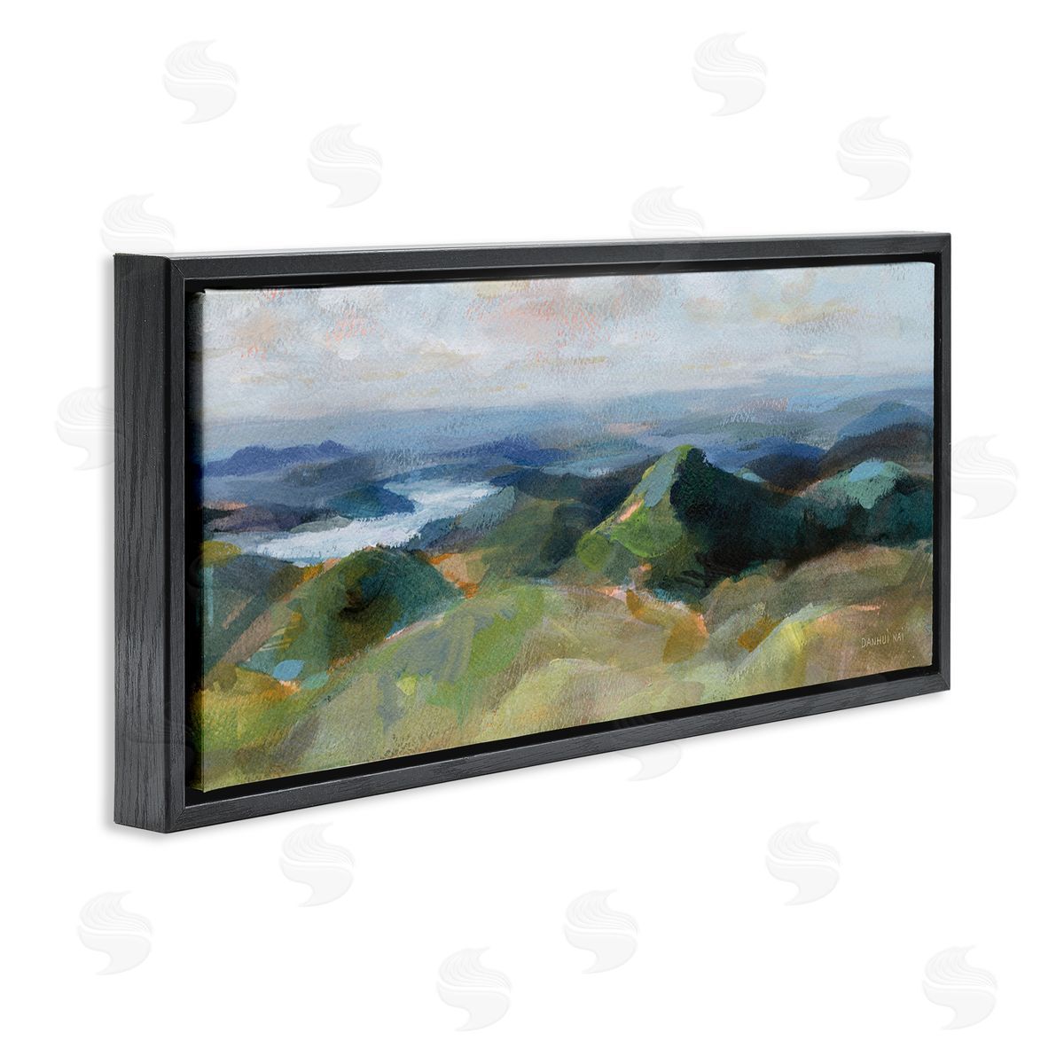 Danhui Nai Vivid Abstract Aerial View Mountain Top Hills 