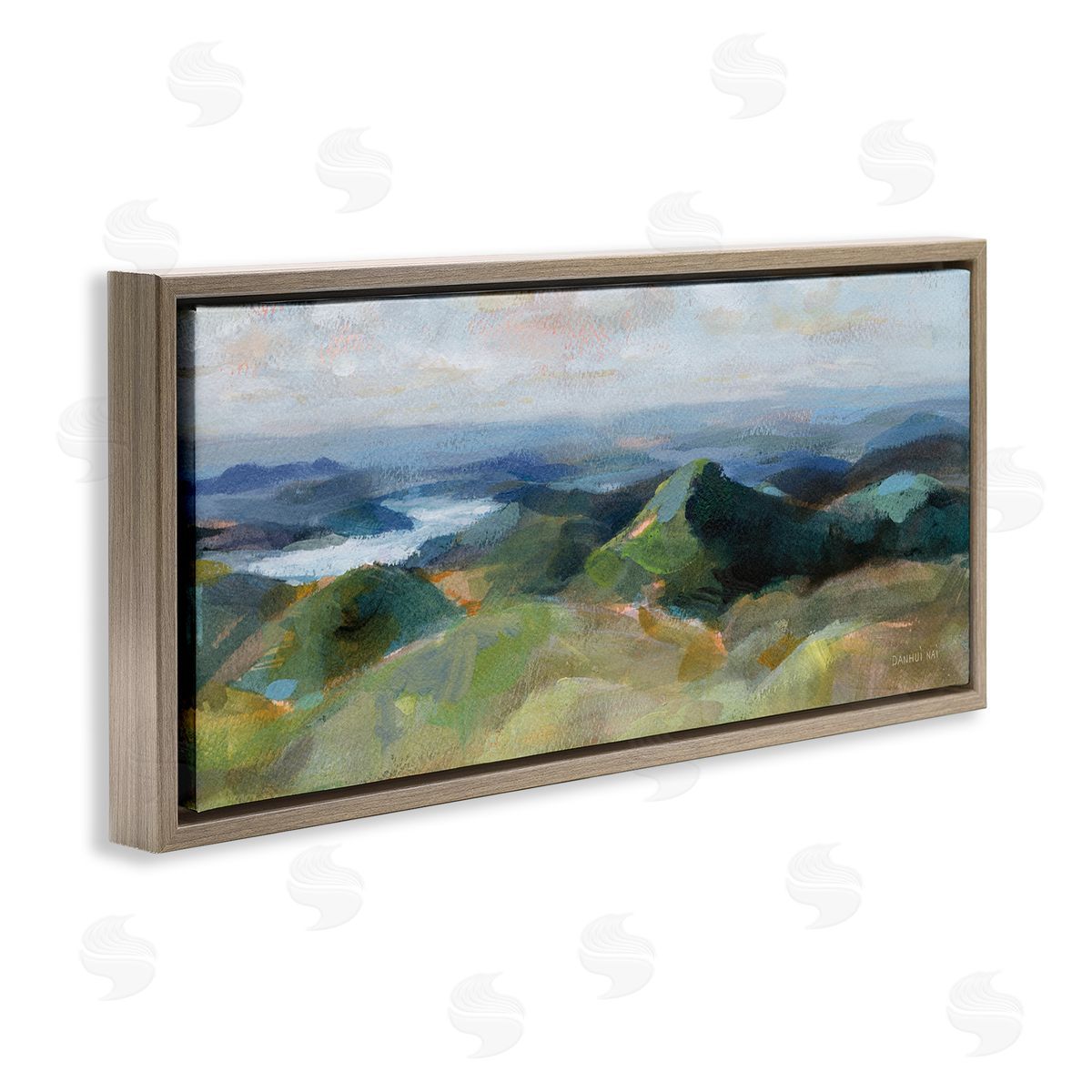 Danhui Nai Vivid Abstract Aerial View Mountain Top Hills 