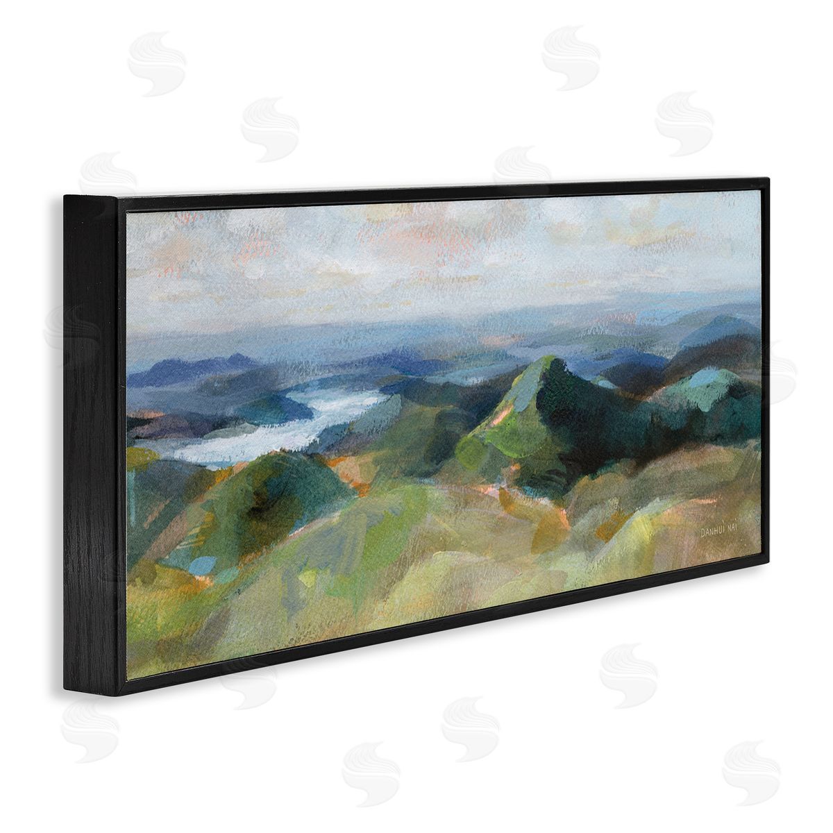 Danhui Nai Vivid Abstract Aerial View Mountain Top Hills 