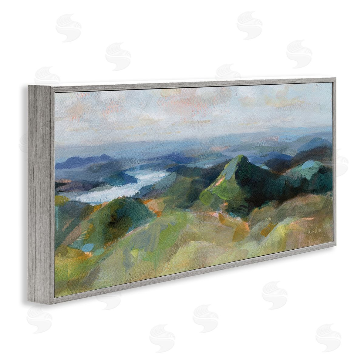 Danhui Nai Vivid Abstract Aerial View Mountain Top Hills 