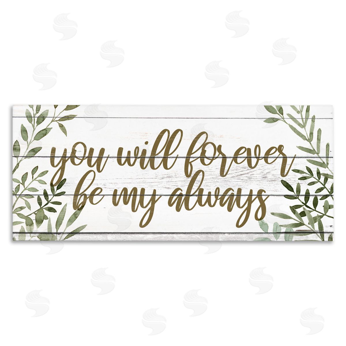 Grace Popp Forever Be My Always Romantic Botanical Sprig Border 