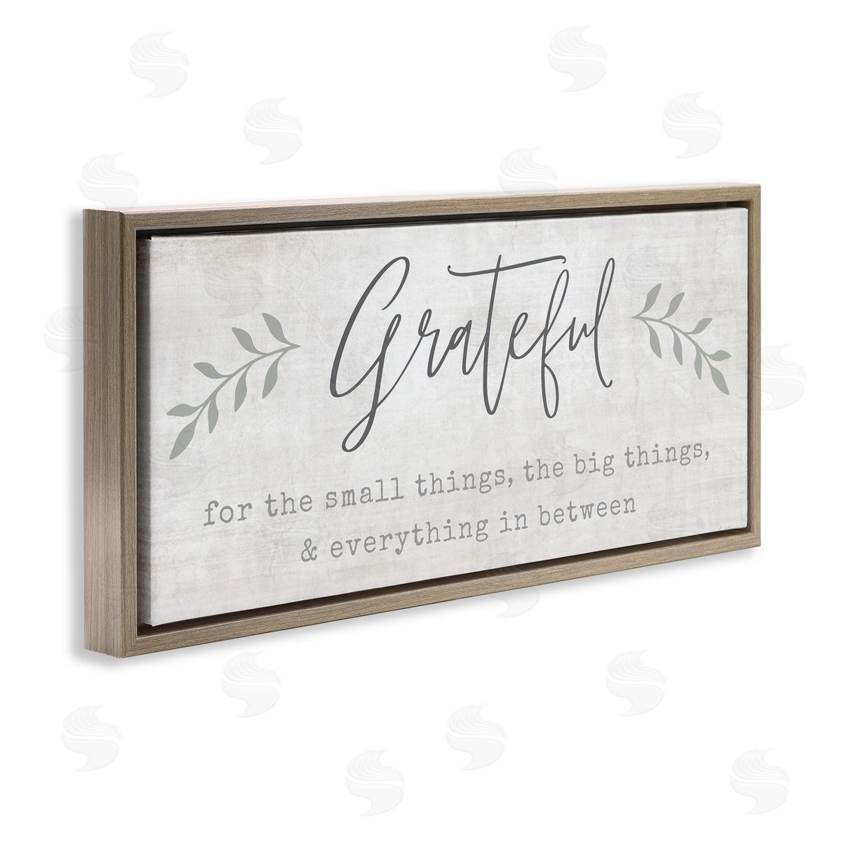 Natalie Carpentieri Uplifting Gratitude Phrase Botanical Sprig Typography 