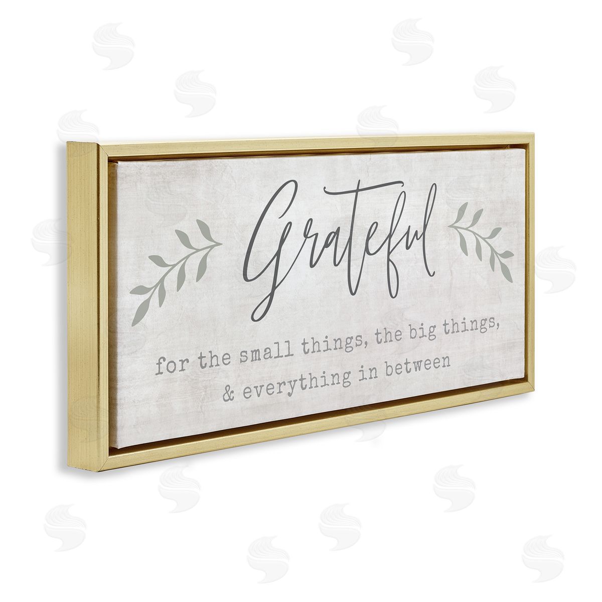 Natalie Carpentieri Uplifting Gratitude Phrase Botanical Sprig Typography 