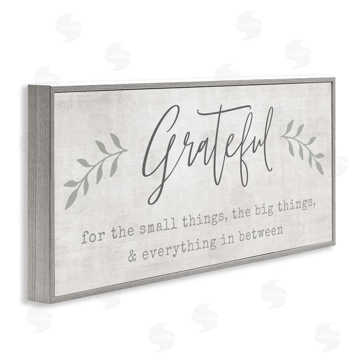 Natalie Carpentieri Uplifting Gratitude Phrase Botanical Sprig Typography 