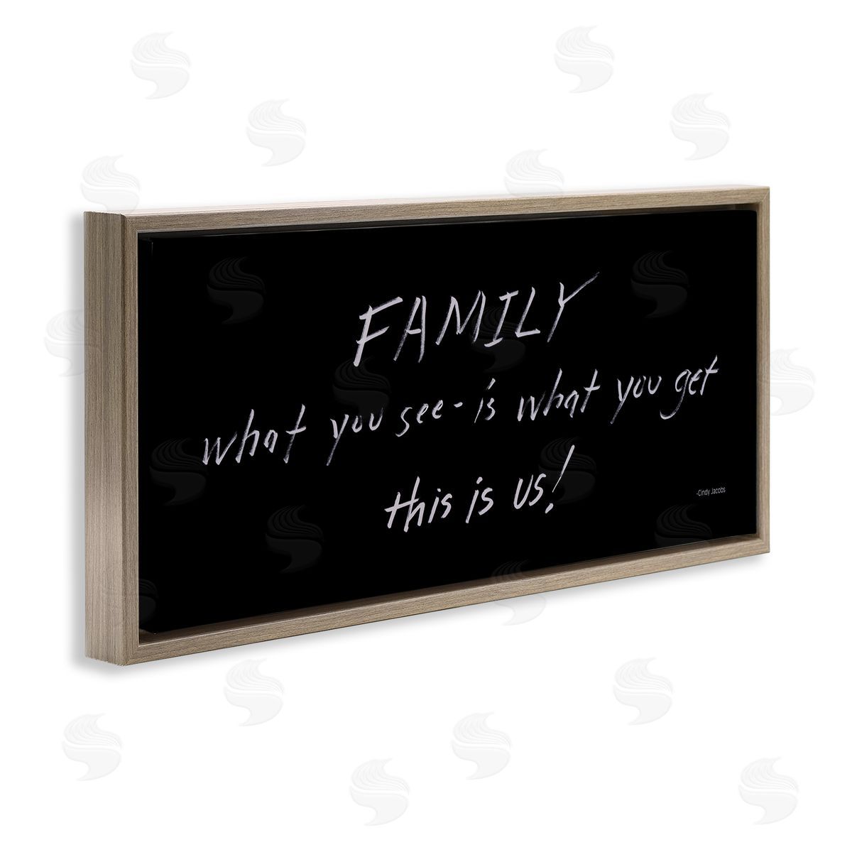 Cindy Jacobs Family This Is Us Chalkboard Writing Style Phrase