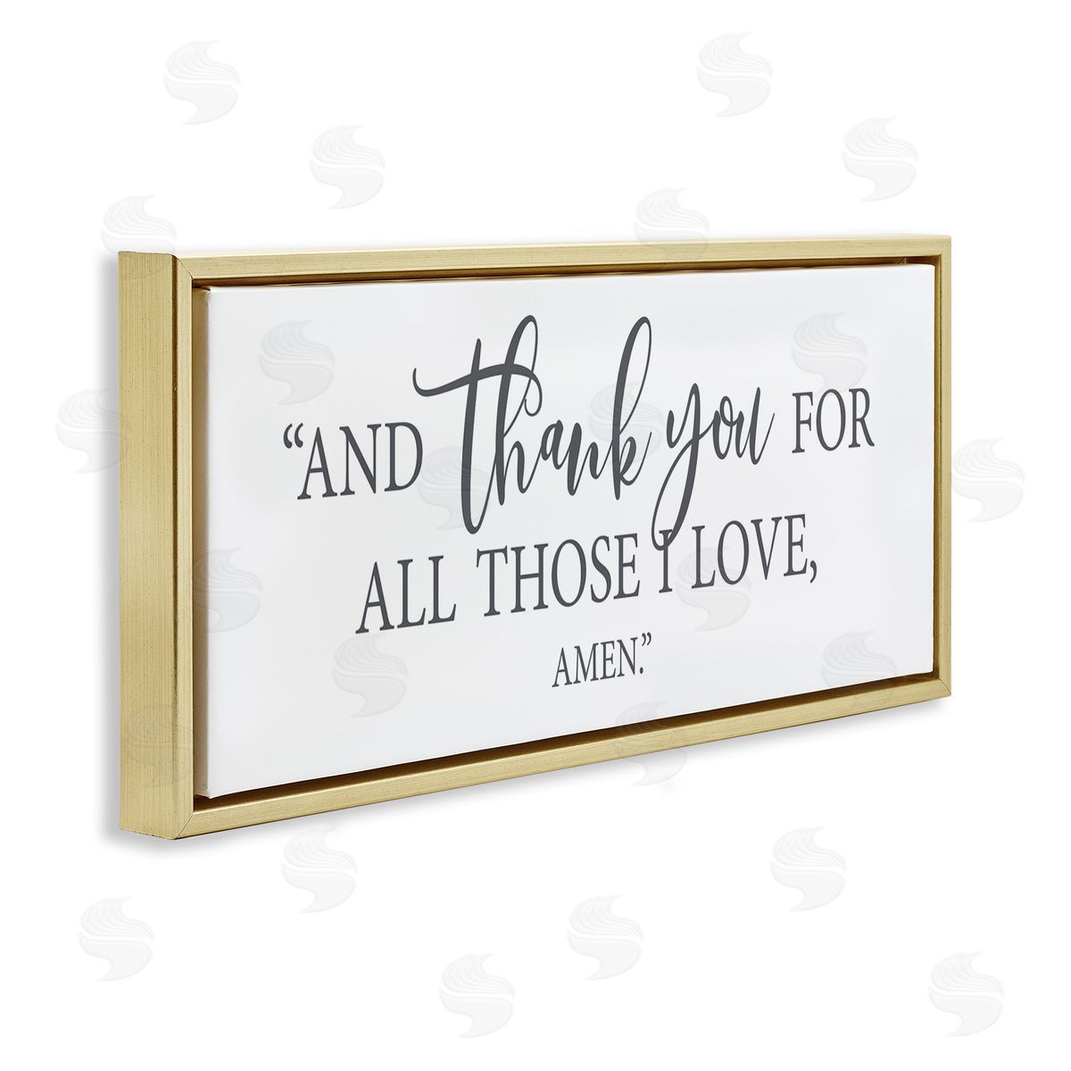 Lettered and Lined Thank You For Those I love Spiritual Proverb Prayer 