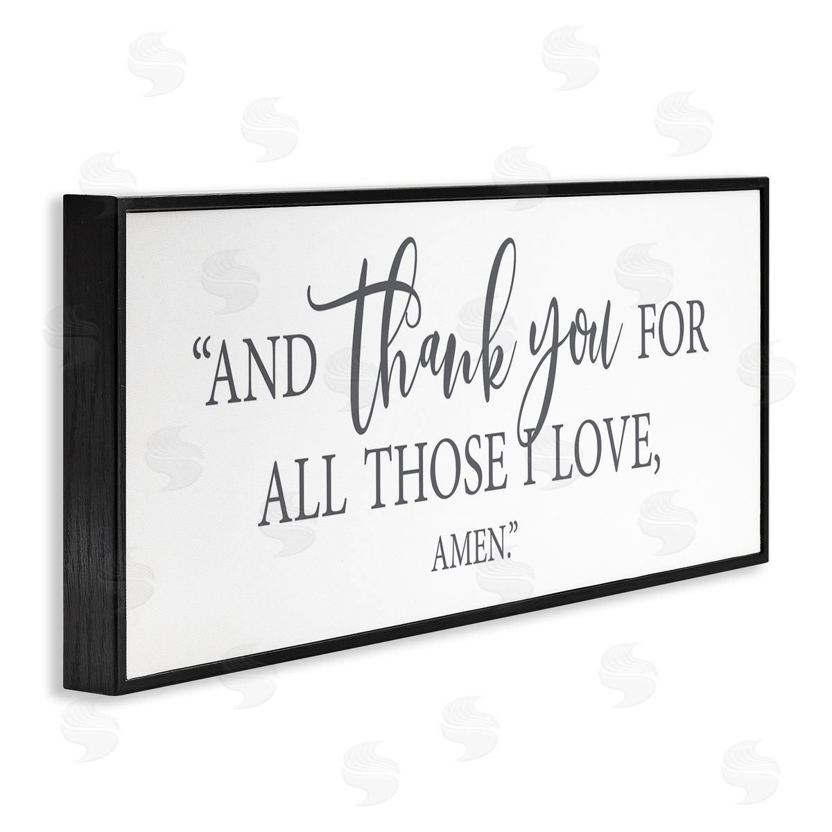 Lettered and Lined Thank You For Those I love Spiritual Proverb Prayer 