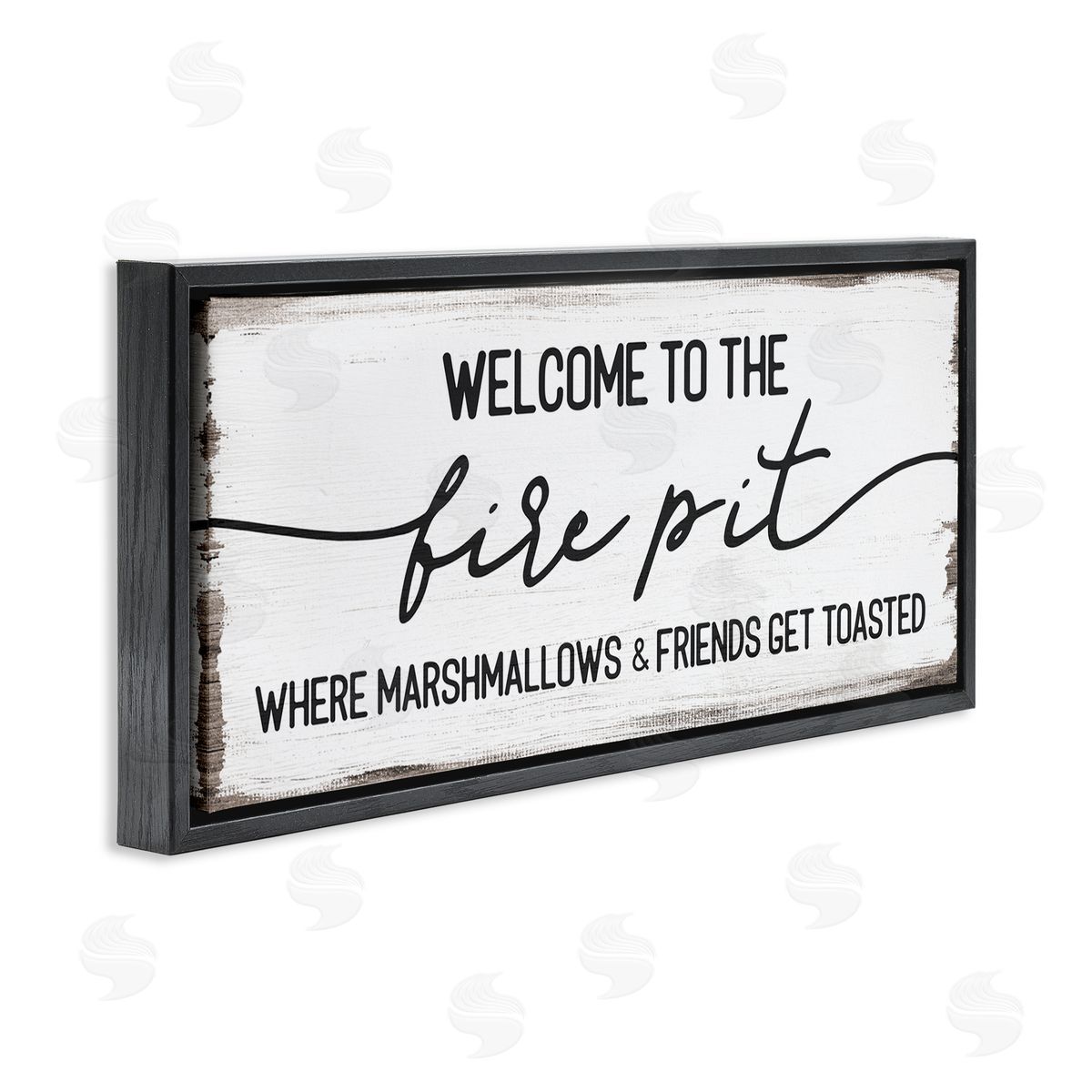 Stupell Studio Welcome Fire Pit Humorous fr_sideiends Camping Rustic Sign