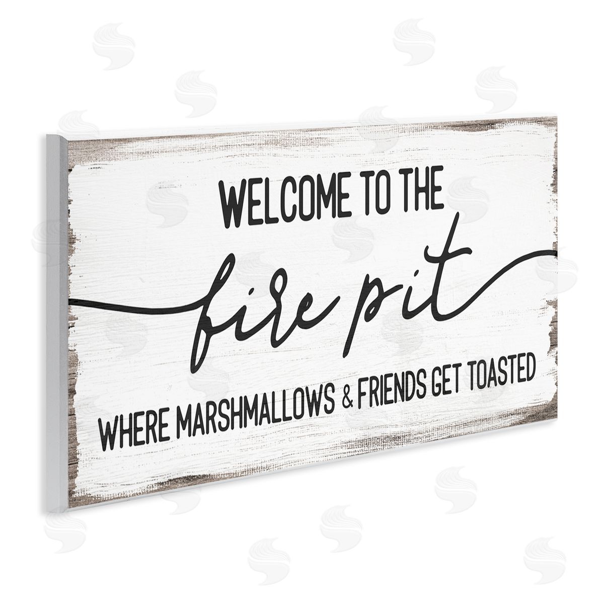Stupell Studio Welcome Fire Pit Humorous fr_sideiends Camping Rustic Sign