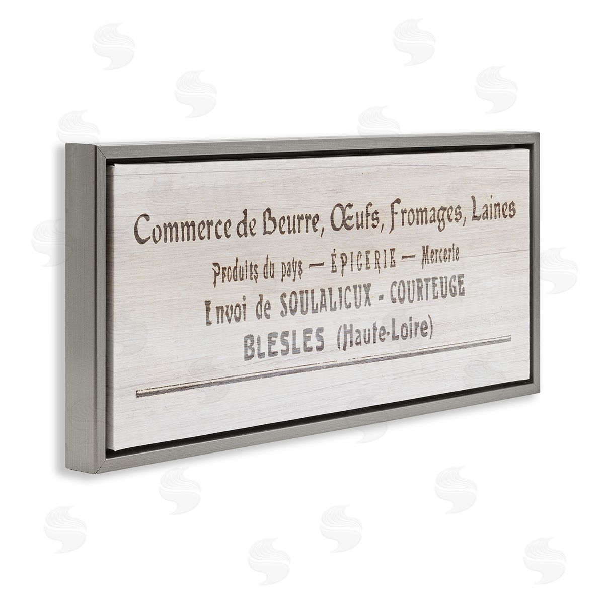 Stupell Studio Varied Farm Goods fr_sideench Eggs Butter Sign