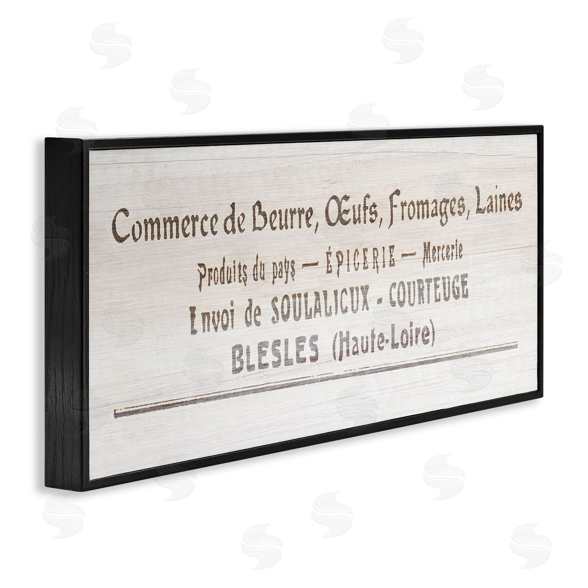 Stupell Studio Varied Farm Goods fr_sideench Eggs Butter Sign