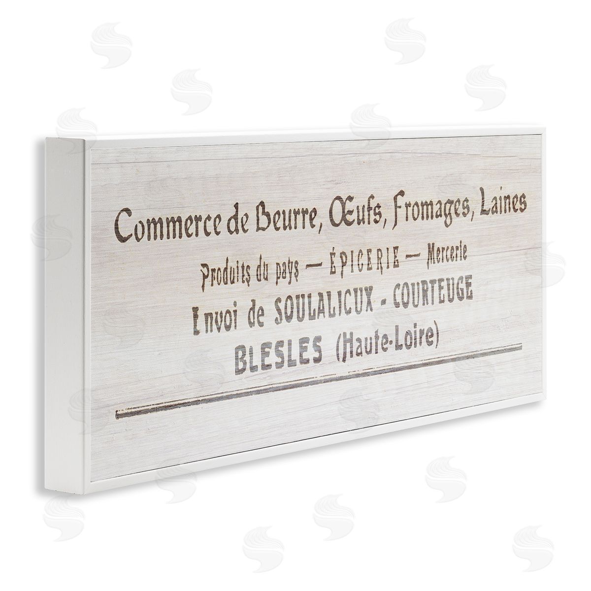 Stupell Studio Varied Farm Goods fr_sideench Eggs Butter Sign