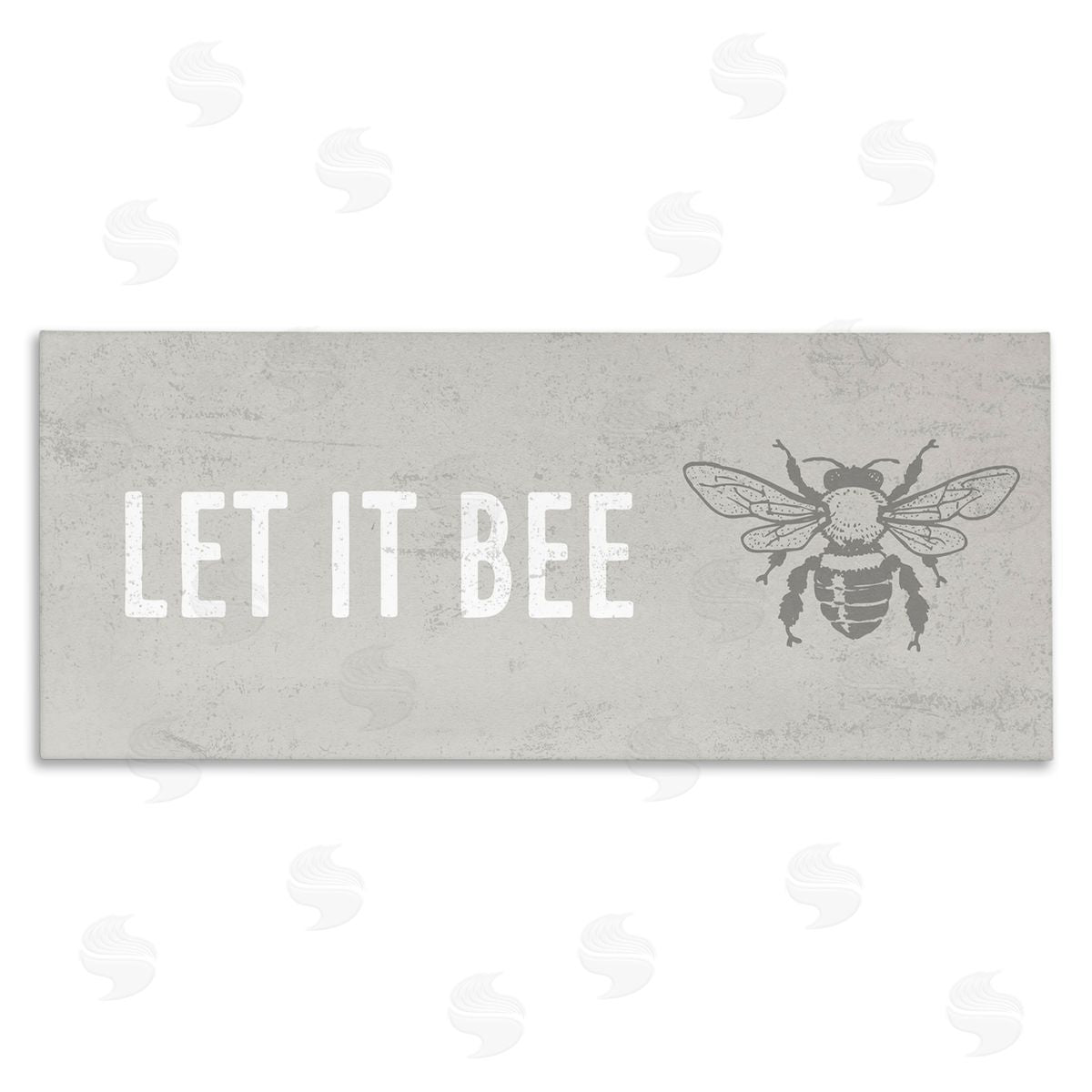 Stupell Studio Let It Bee Flying Insect Bumble Wasp Motif
