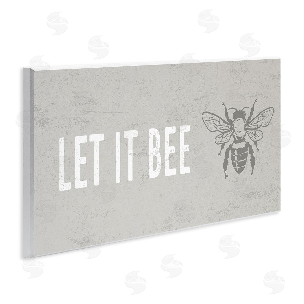 Stupell Studio Let It Bee Flying Insect Bumble Wasp Motif