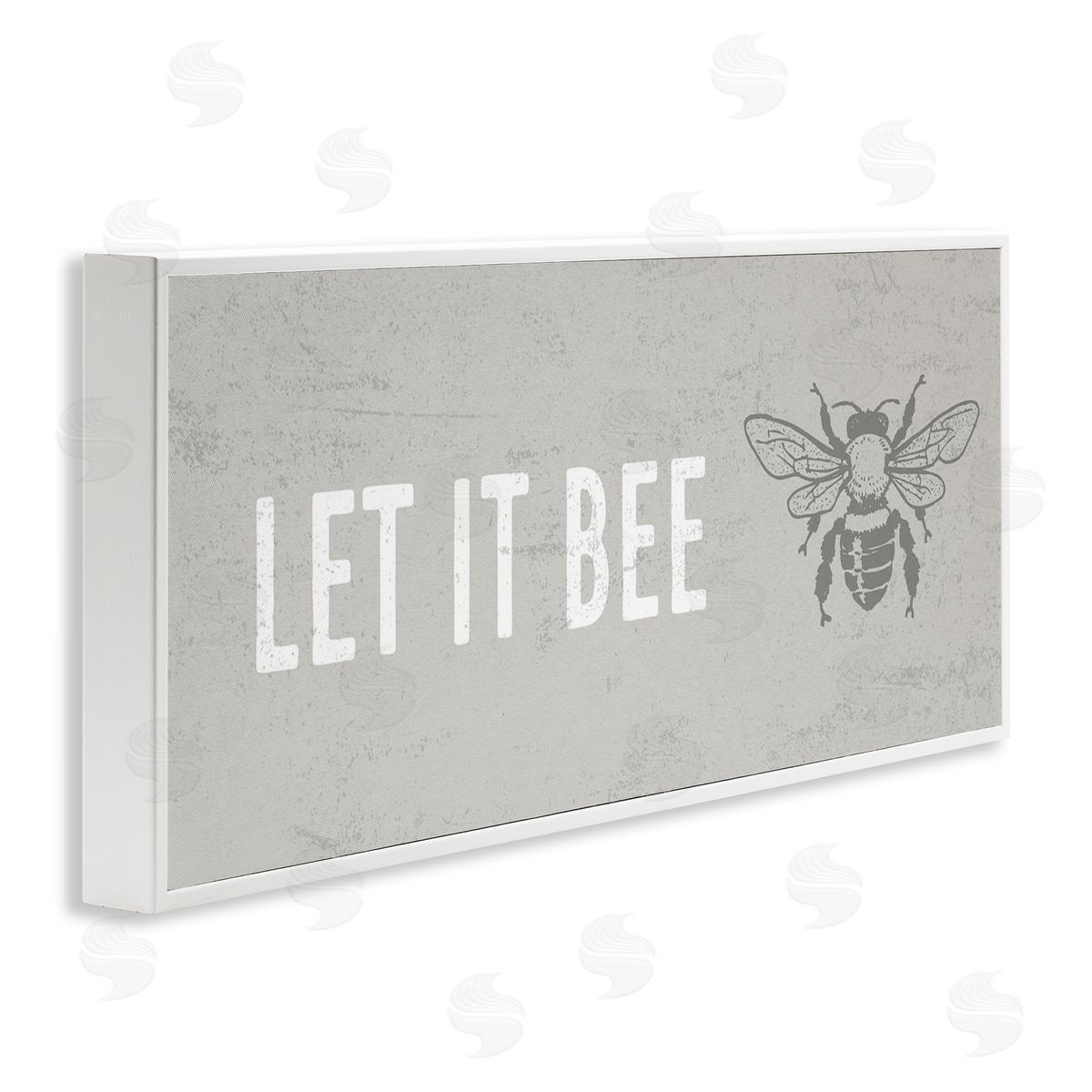 Stupell Studio Let It Bee Flying Insect Bumble Wasp Motif