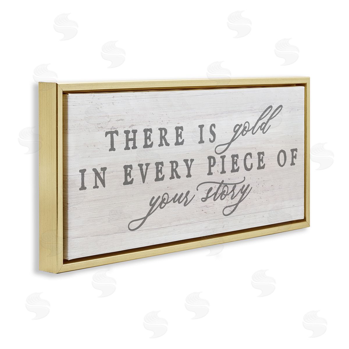 Stupell Studio Gold In Your Story Inspirational Motivating Typography