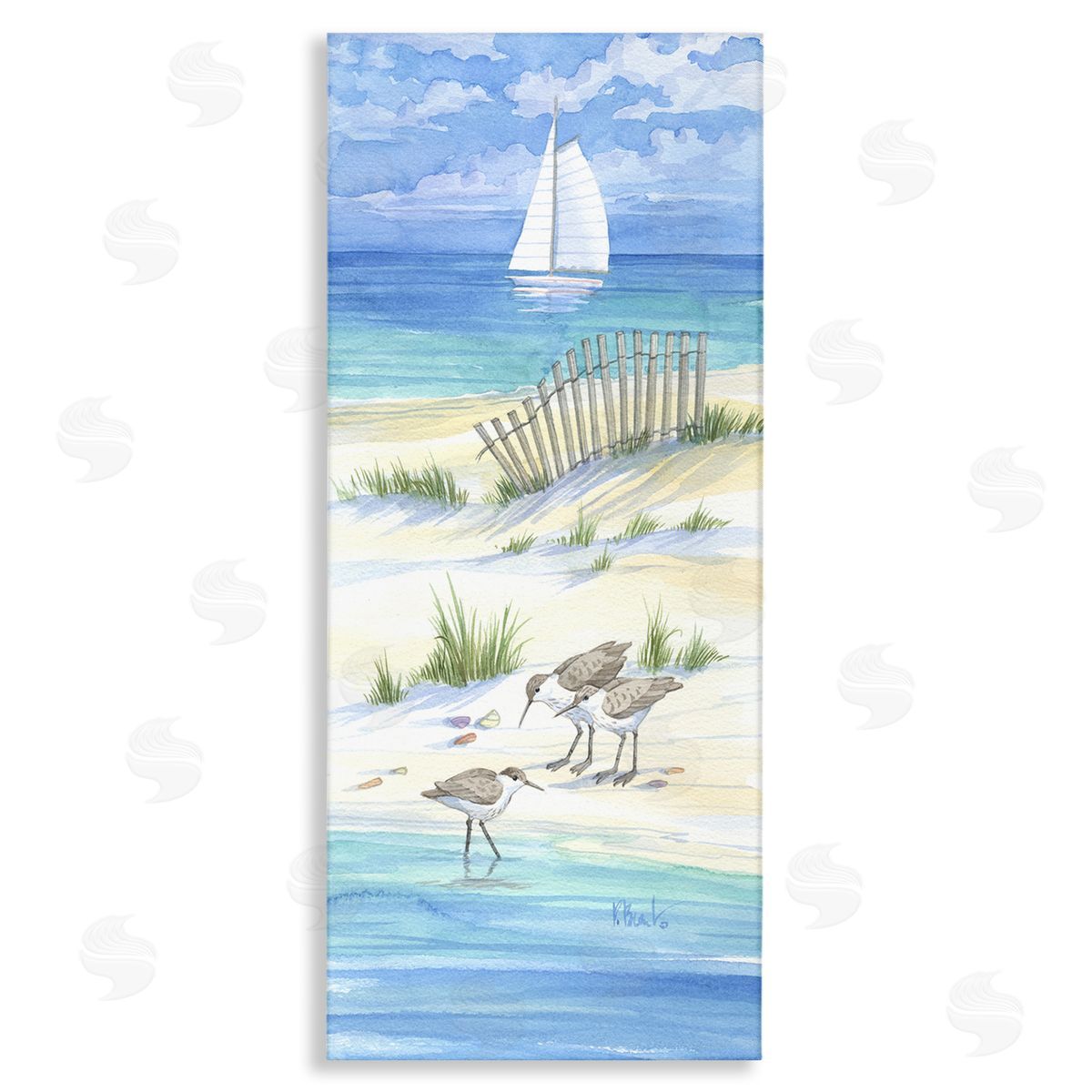 Paul Brent Beachside Coastal Sandpiper Birds