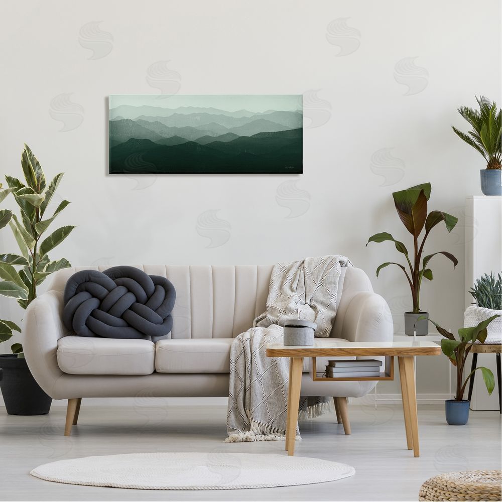 Ryan Fowler Foggy Panoramic Mountain Range 