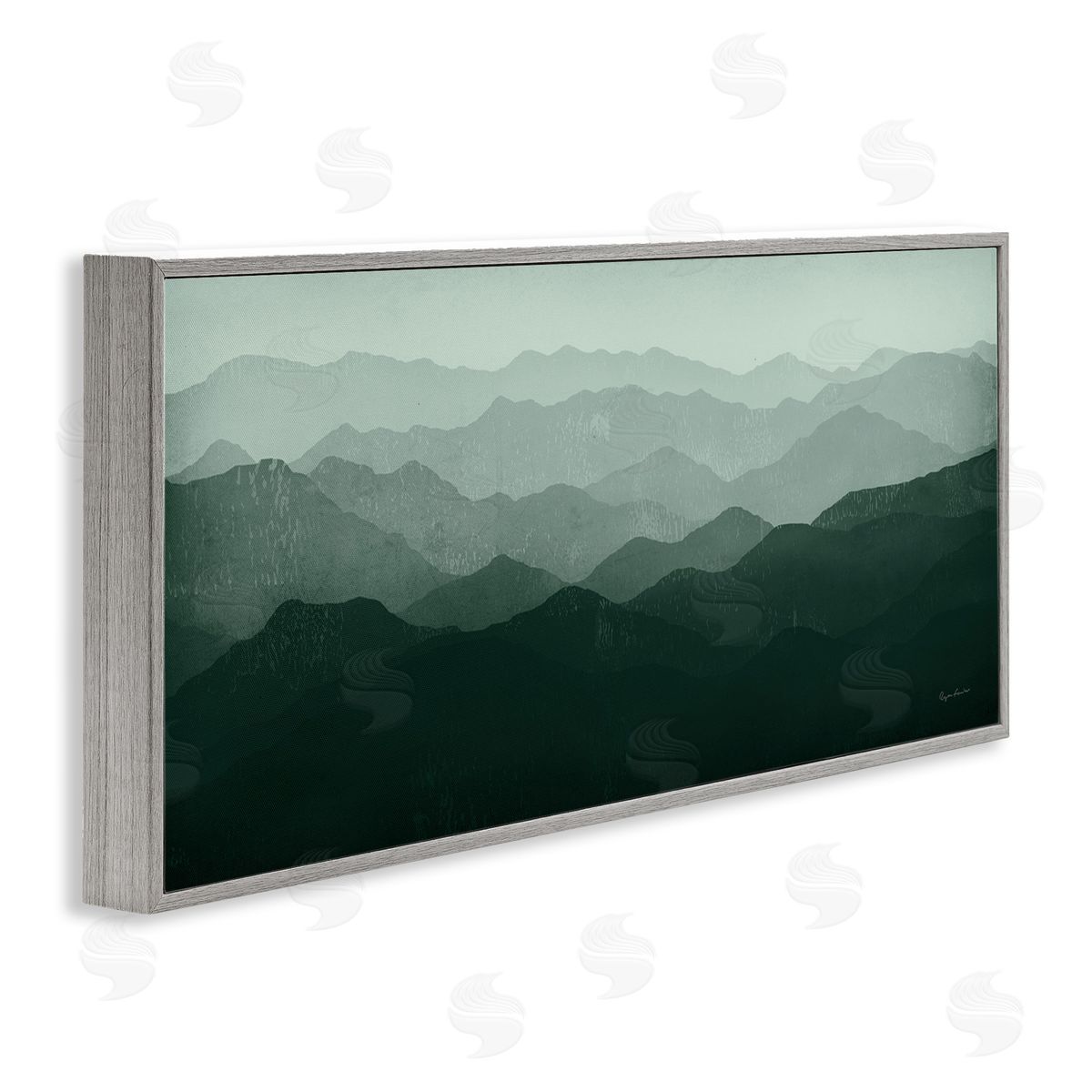 Ryan Fowler Foggy Panoramic Mountain Range 