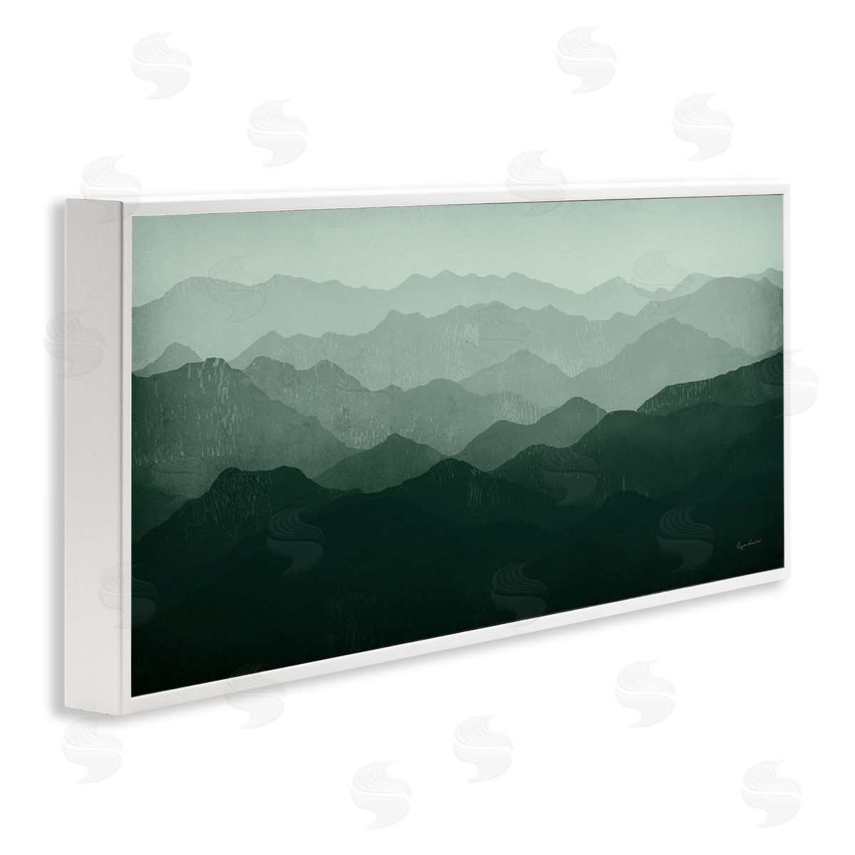 Ryan Fowler Foggy Panoramic Mountain Range 