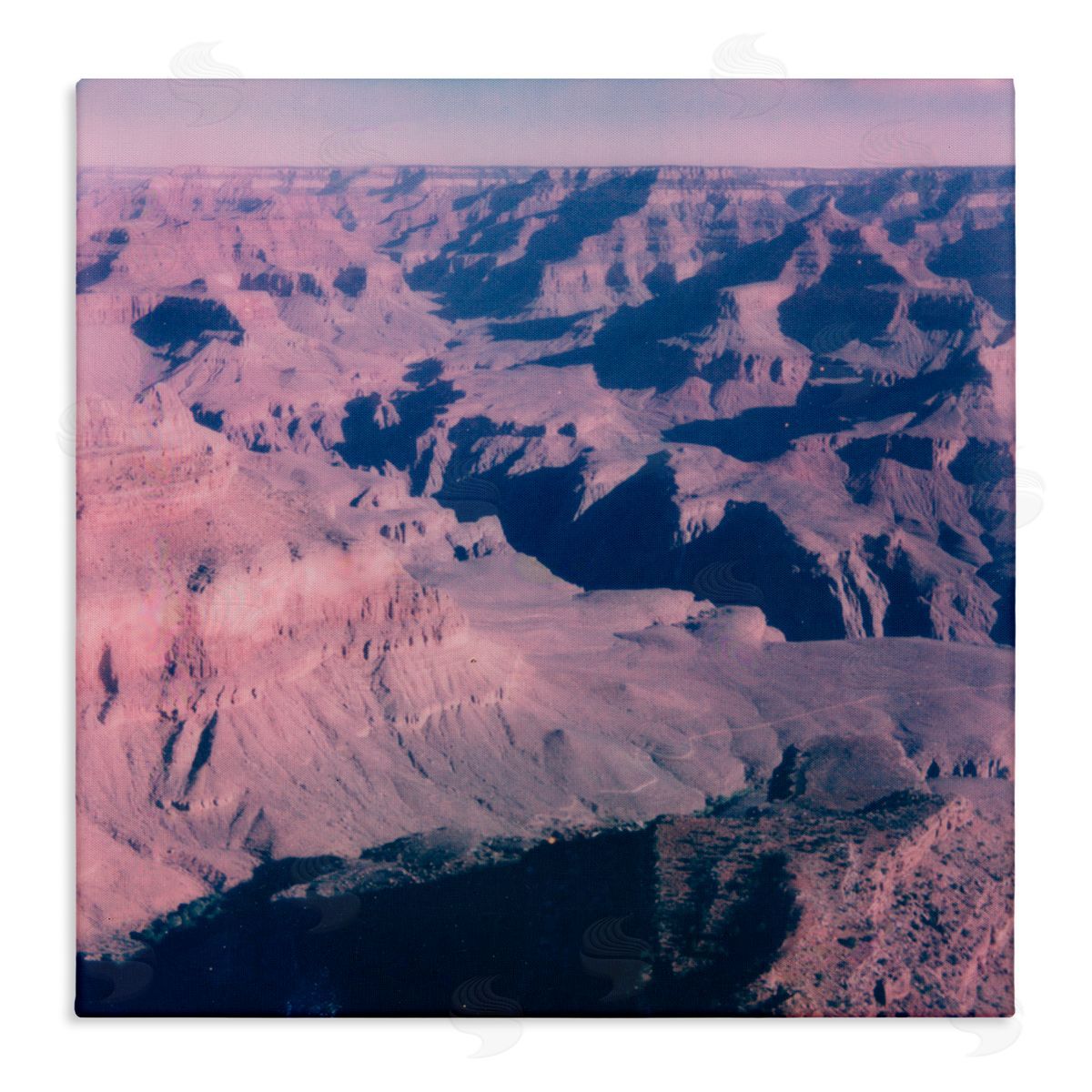 Jacob Green Vast Desolate Desert Canyon Valley Stretched Canvas Wall Art Print