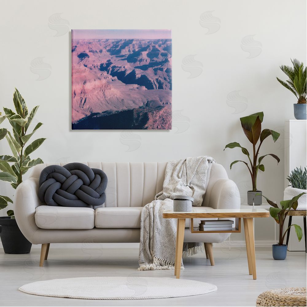 Jacob Green Vast Desolate Desert Canyon Valley Canvas Wall Art in Room