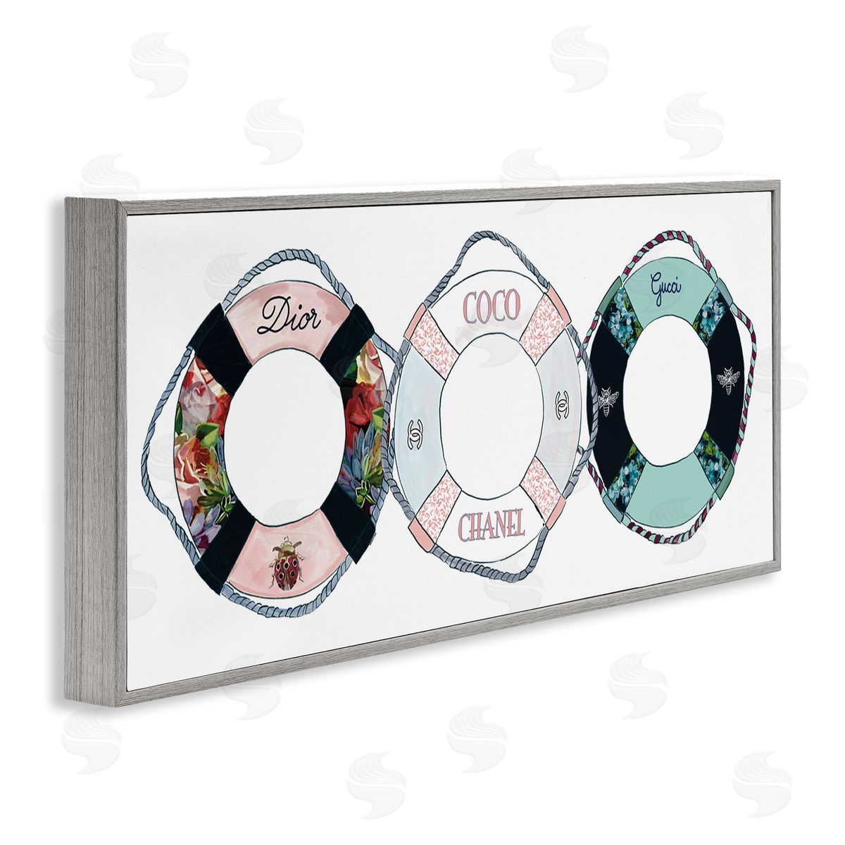 Amelia Noyes Trendy Fashion Nautical Life Ring Buoy 