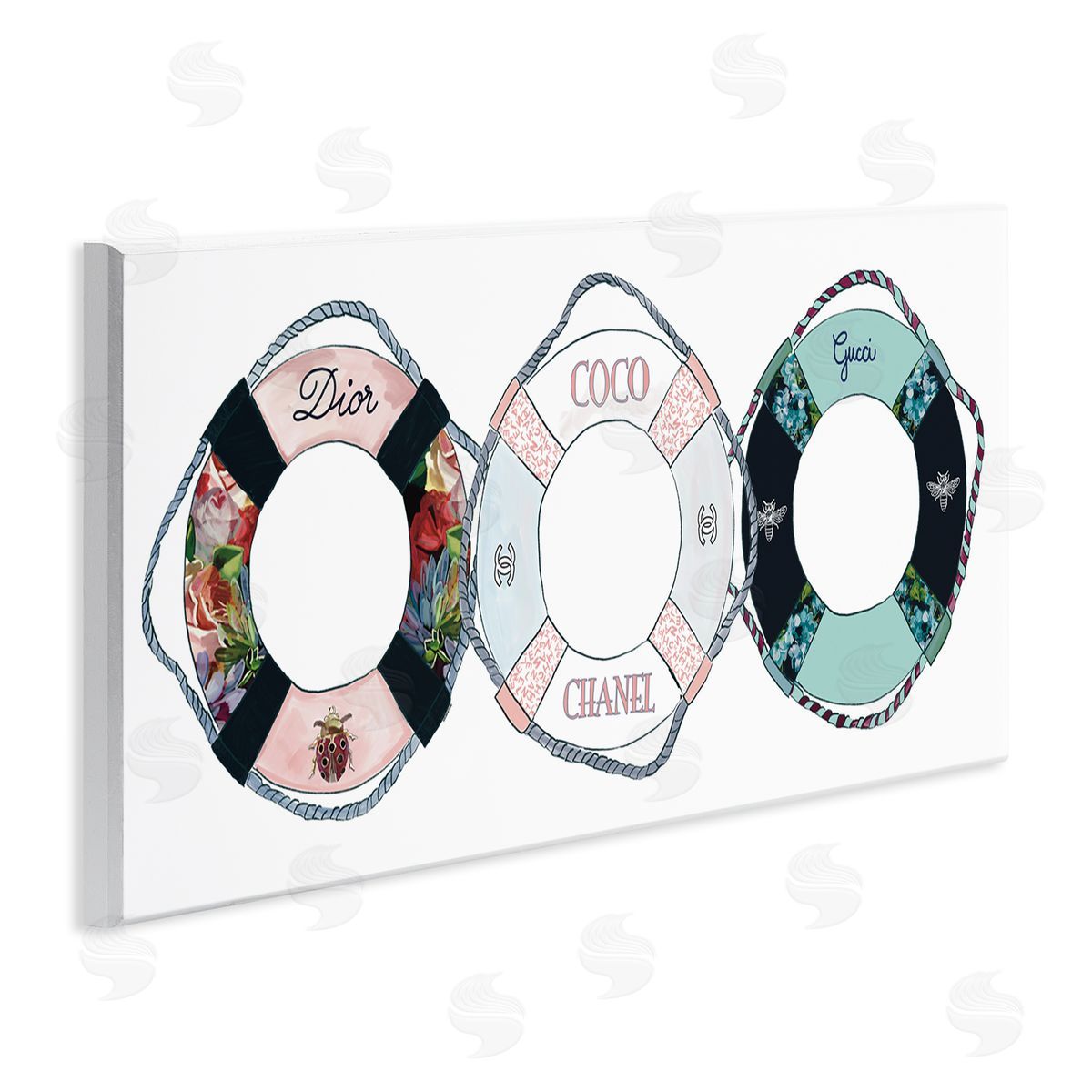 Amelia Noyes Trendy Fashion Nautical Life Ring Buoy 