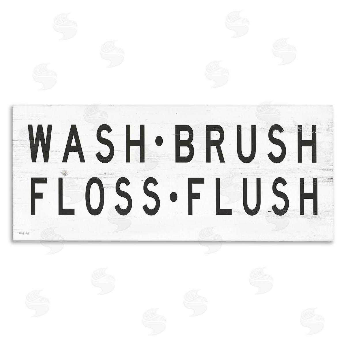 Cindy Jacobs Wash Brush Floss Flush Bathroom Rules