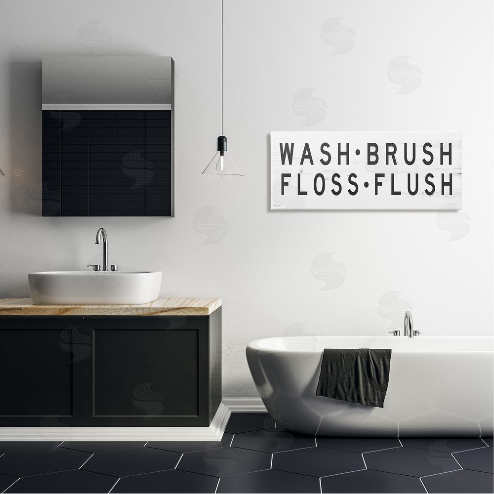 Cindy Jacobs Wash Brush Floss Flush Bathroom Rules