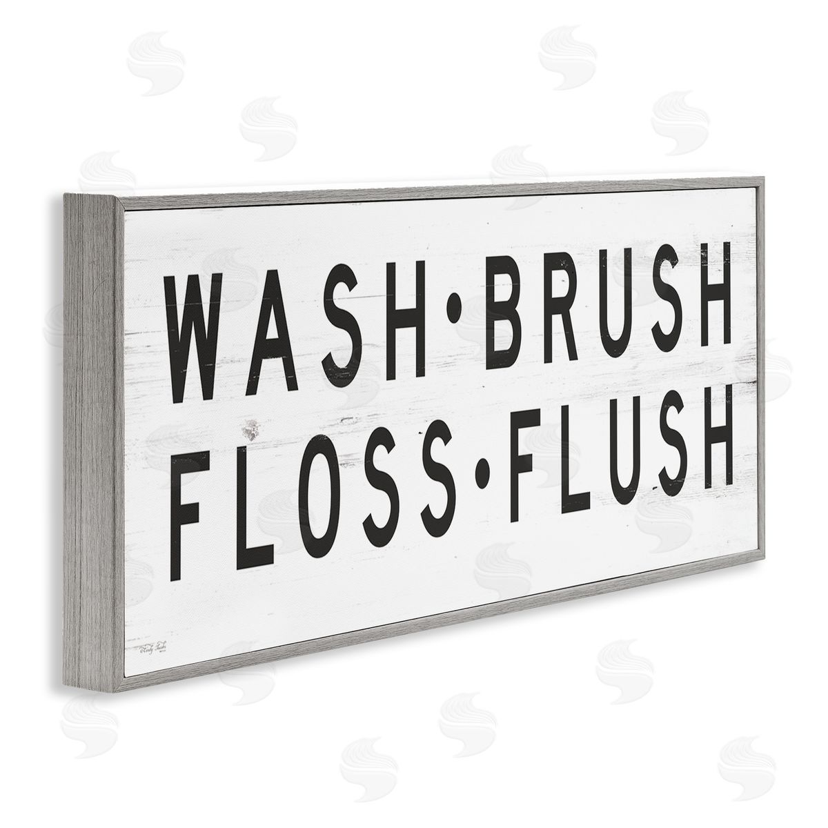 Cindy Jacobs Wash Brush Floss Flush Bathroom Rules