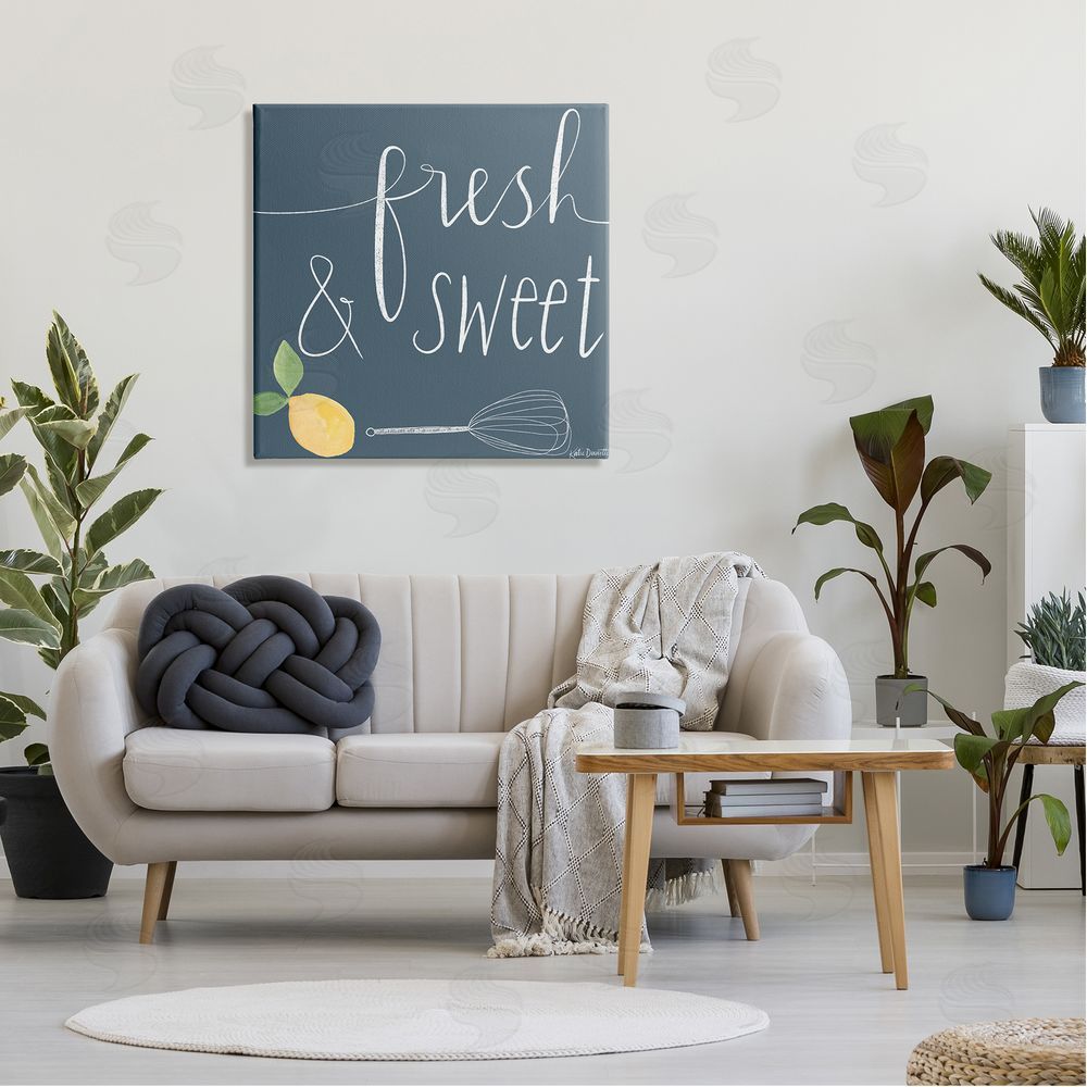 Katie Doucette Fresh & Sweet Citrus Fruit Cooking Canvas Wall Art in Room