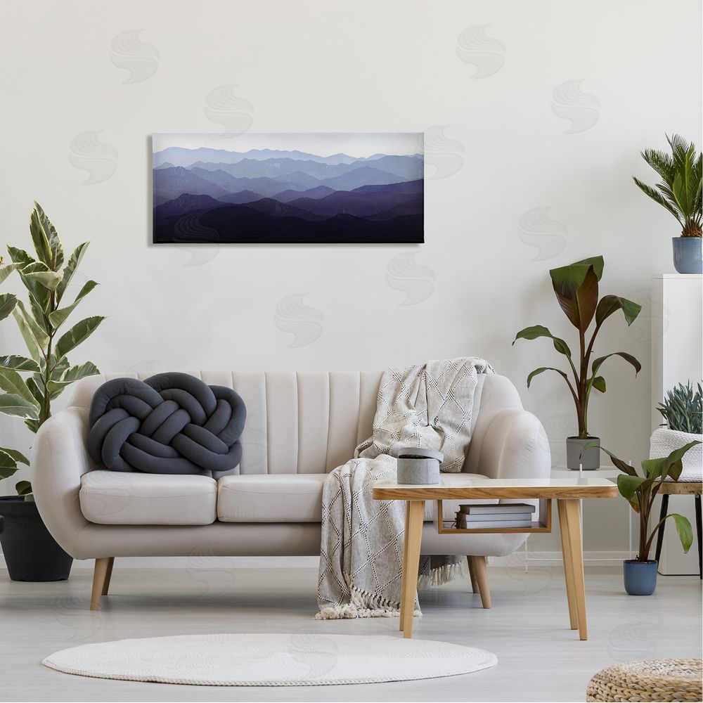 Ryan Fowler Panoramic Mountains Layered Peaks