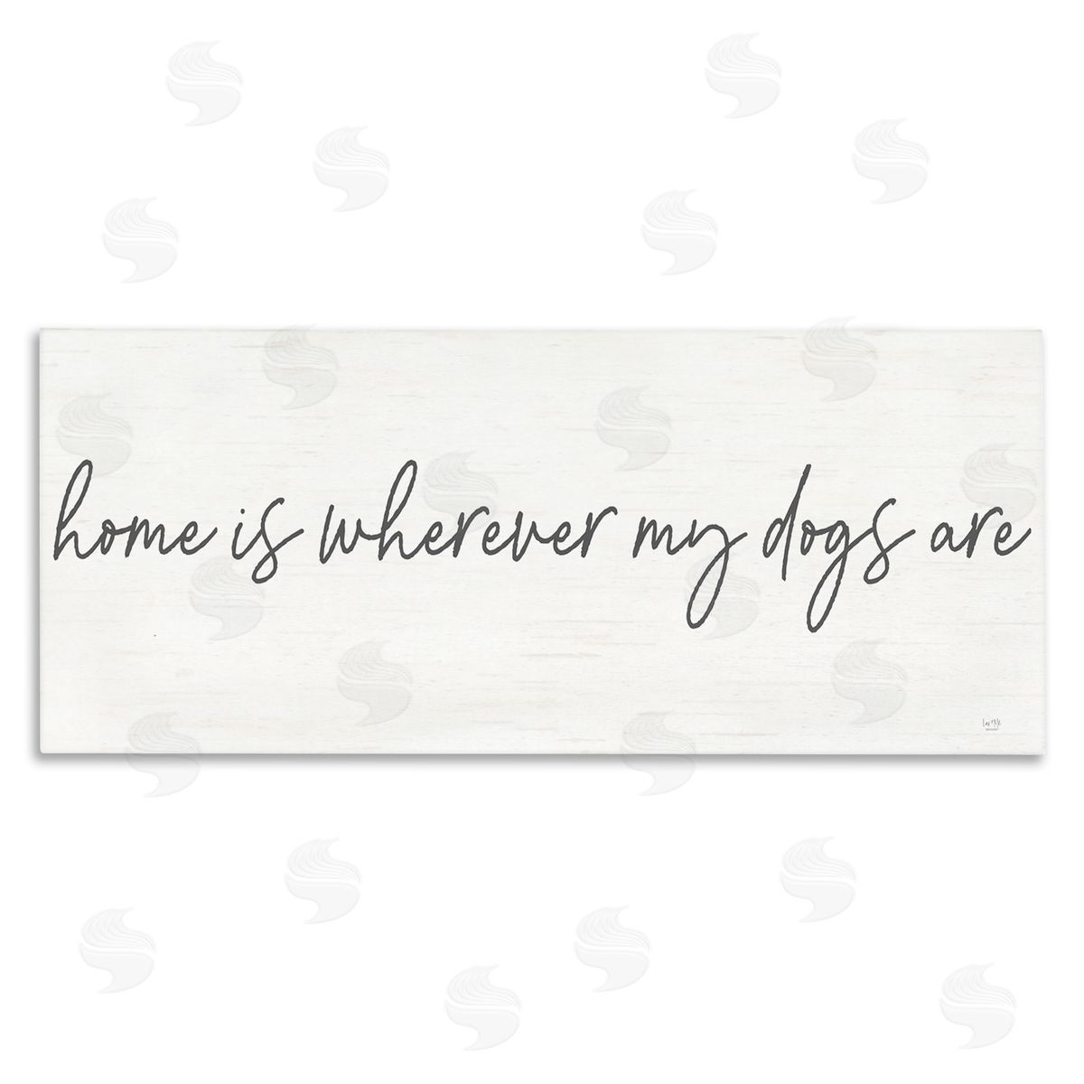 Lux + Me Designs Home Wherever Dogs Are Pet Lover Phrase