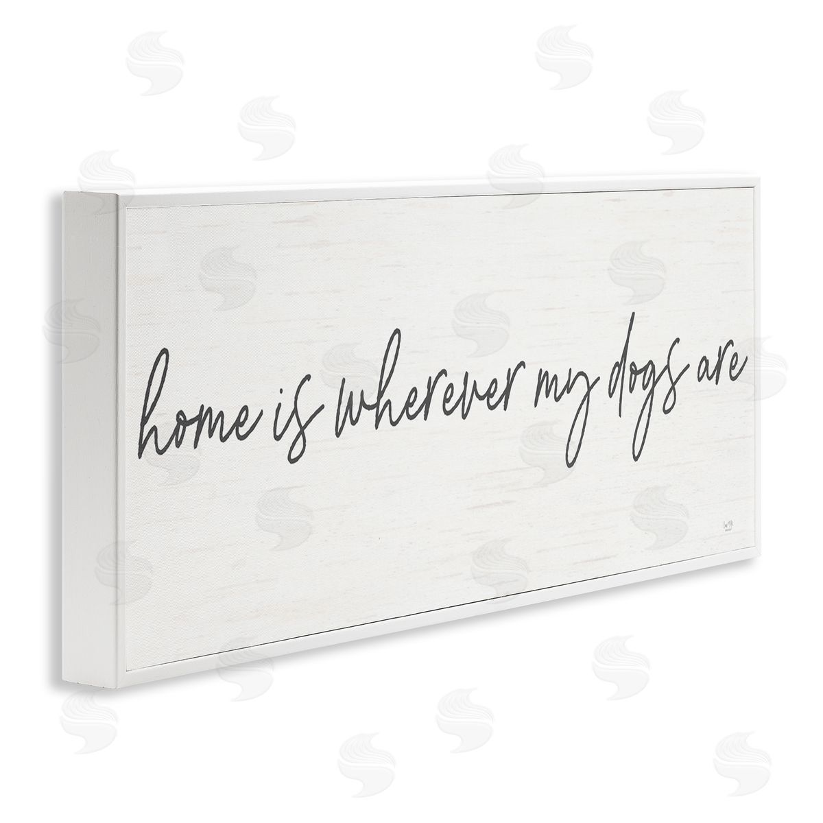 Lux + Me Designs Home Wherever Dogs Are Pet Lover Phrase