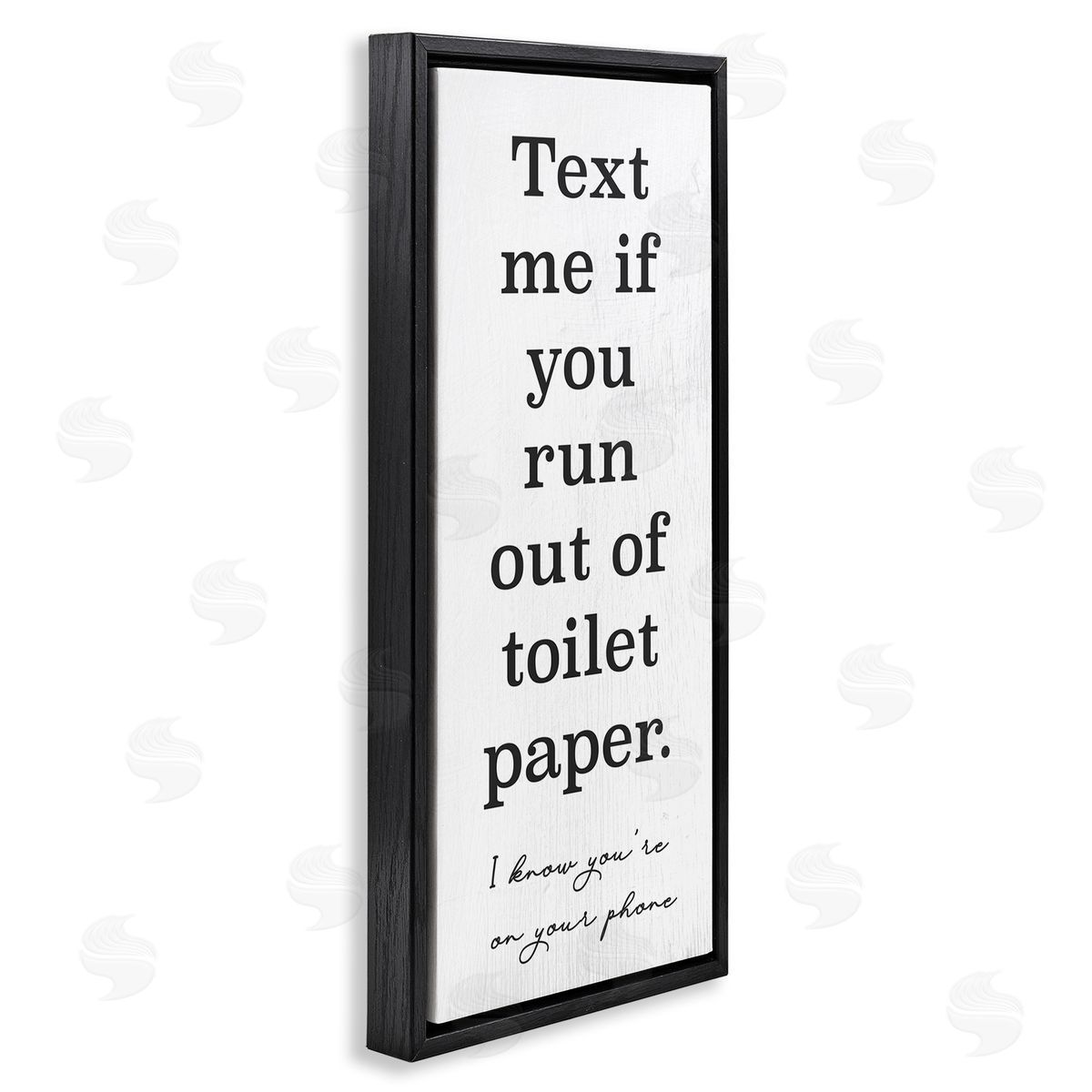 Stupell Studio Text Me Bathroom Humor
