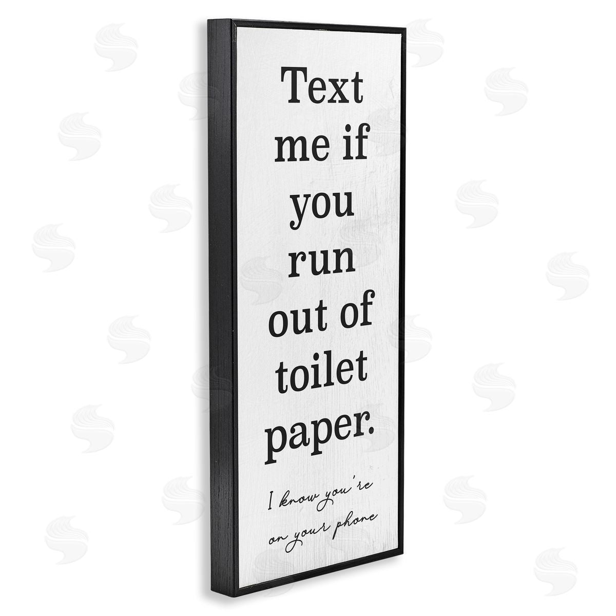 Stupell Studio Text Me Bathroom Humor