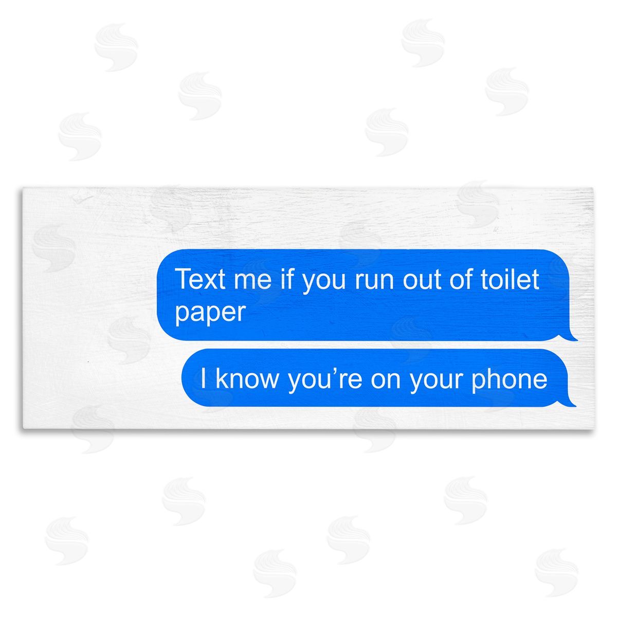 Stupell Studio Text Me Toilet Paper