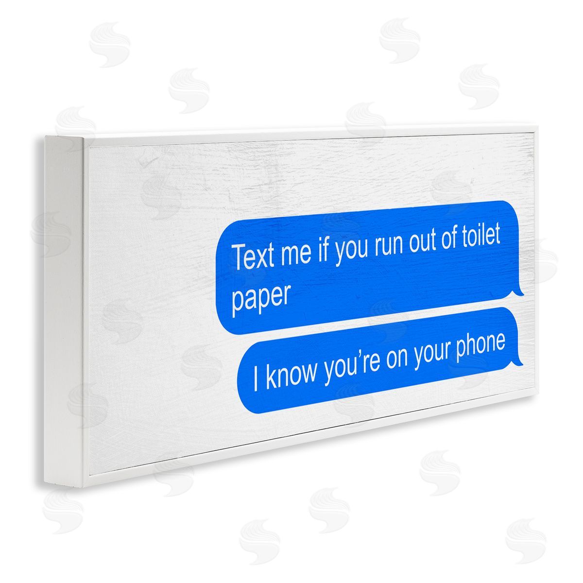 Stupell Studio Text Me Toilet Paper