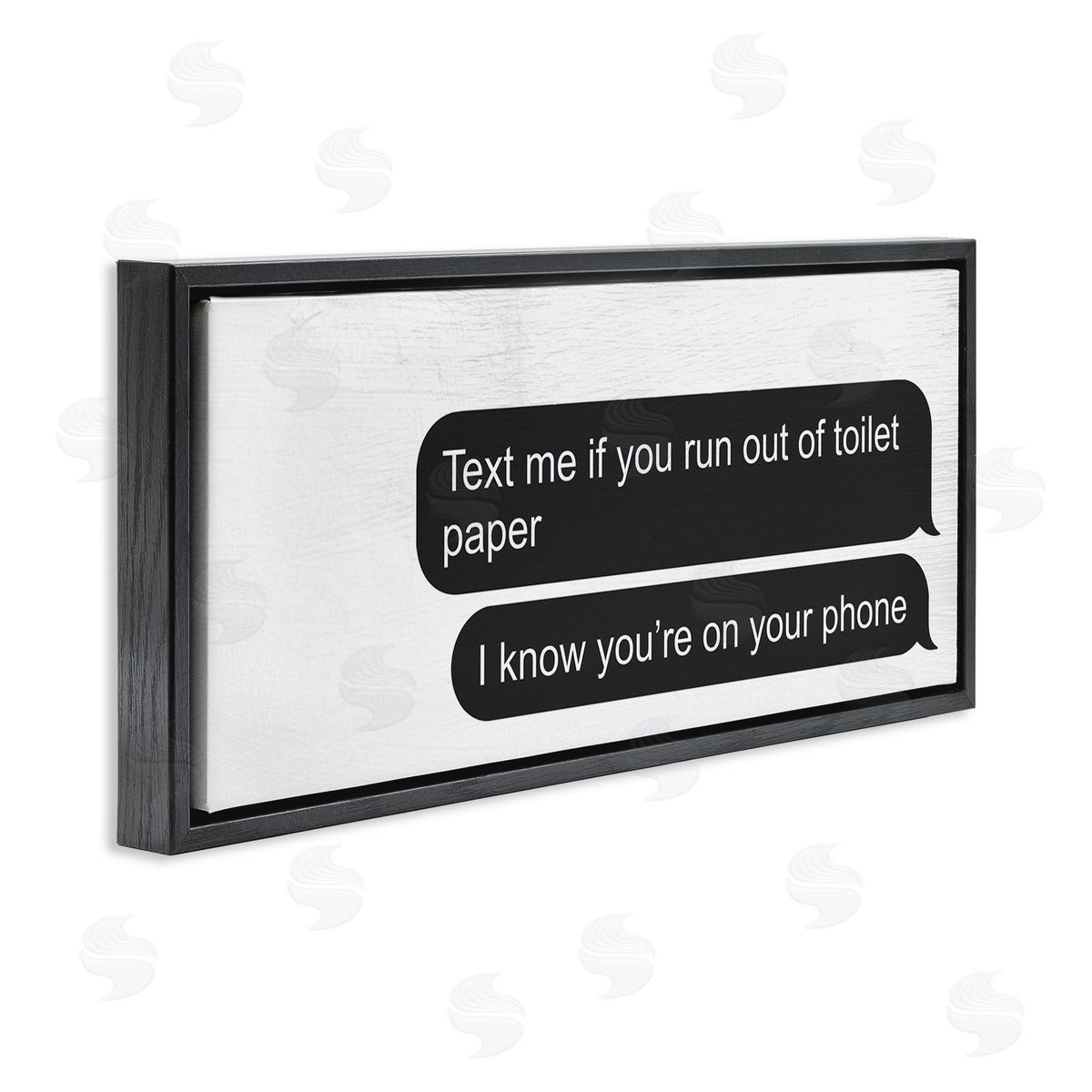 Stupell Studio Rustic Bathroom Humor