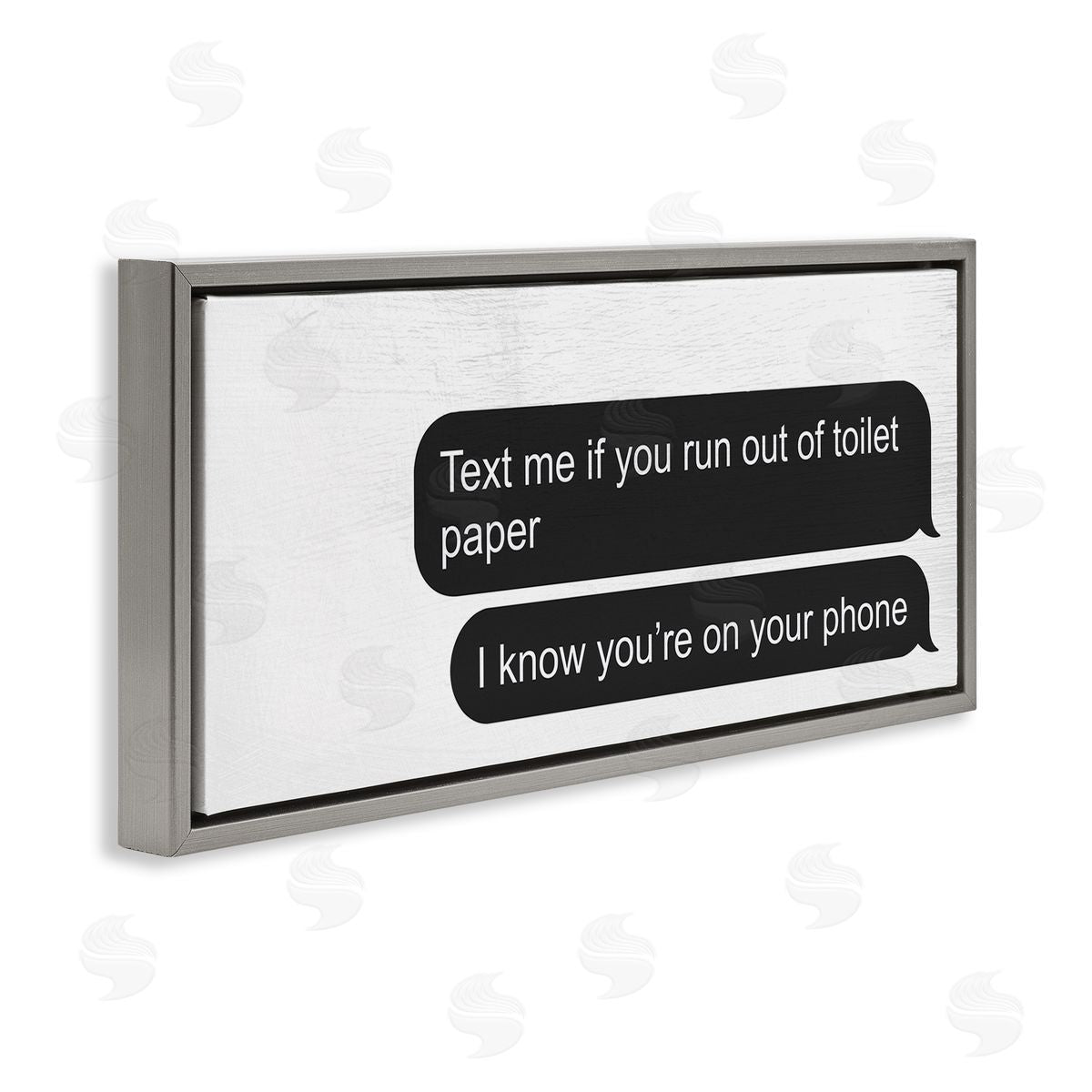 Stupell Studio Rustic Bathroom Humor