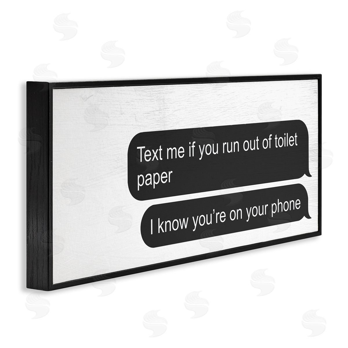 Stupell Studio Rustic Bathroom Humor