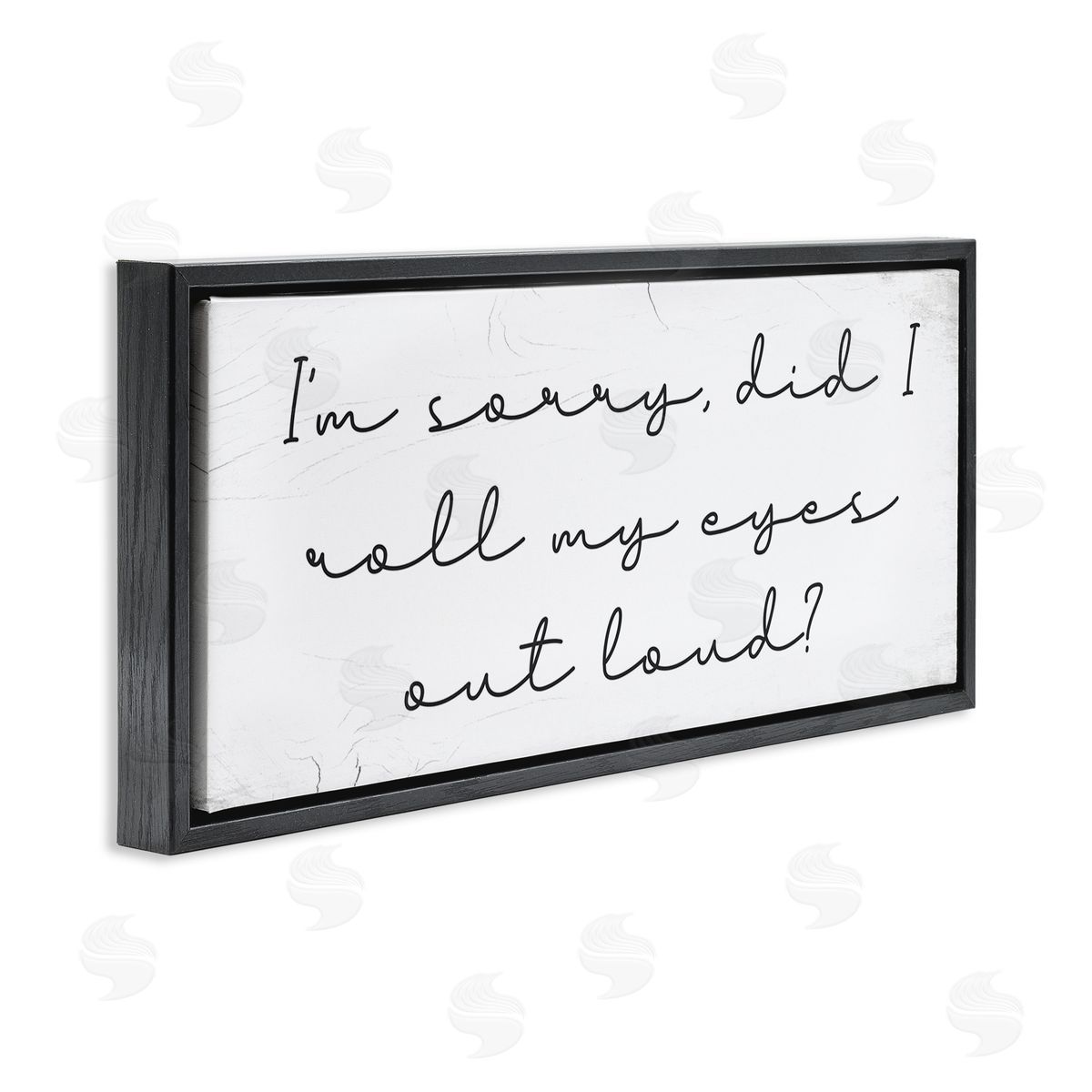 Stupell Studio Eye Roll Rustic Calligraphy