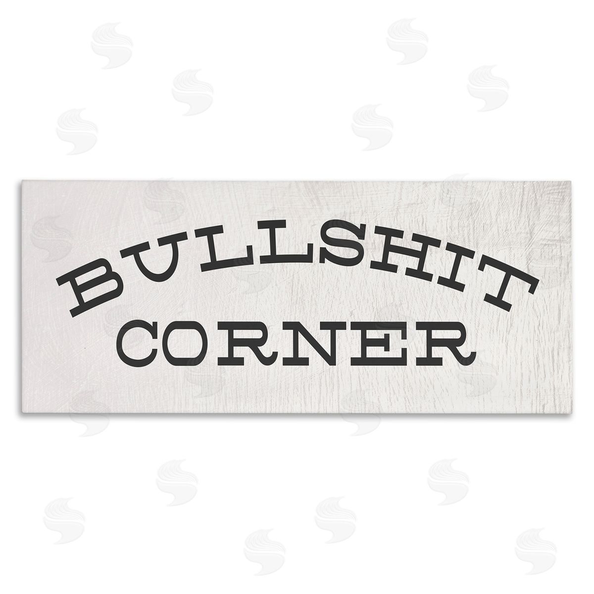 Stupell Studio Bullsh*t Corner Rustic Humor