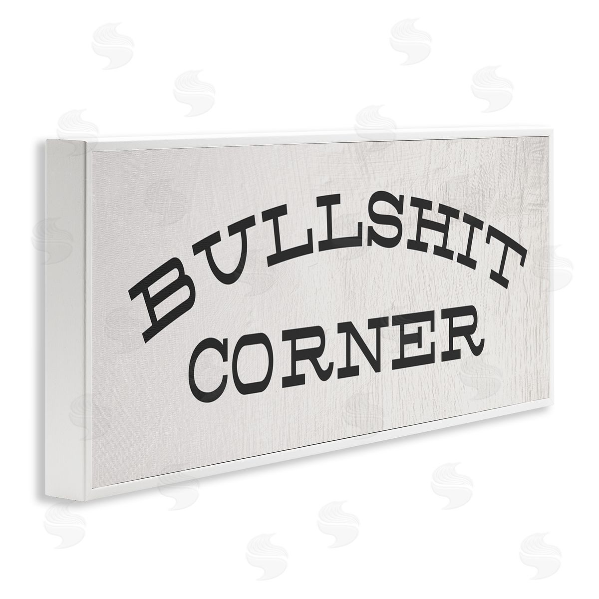 Stupell Studio Bullsh*t Corner Rustic Humor